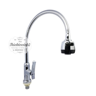 Vòi bếp lạnh cần bẻ Luxta L3118KB, Vòi chậu rửa chén bát lạnh lò xo CHÍNH HÃNG BẢO HÀNH 3 NĂM