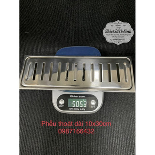 Phễu thoát sàn, phễu thu, phễu thoát nước mẫu dài mới nhất  inox304