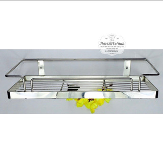 Kệ Gia Vị 1 Tầng Inox 304, Kệ Xà Bông Inox304, Kệ Nhà Tắm Inox304, Bảo Hành 36 Tháng