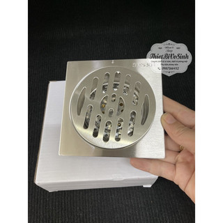 Phễu thoát sàn chống mùi hôi, chống trào ngược và côn trùng 12x12cm Inox304 cao cấp