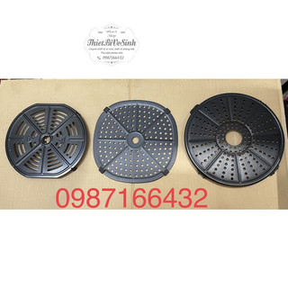 Vỉ Nướng Nồi Chiên Không Dầu Chống Dính Rapido, Ferroli 4l-5l-6,6l men thường và men Teflon Chính Hãng
