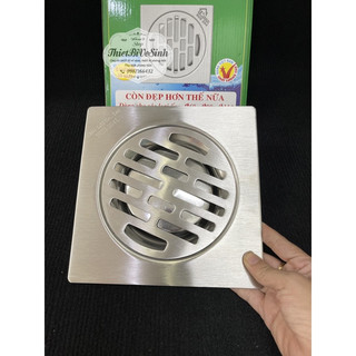 Phễu thoát sàn , thoát nước ban công,sân thượng, sân vườn 20x20cm inox 304 cao cấp