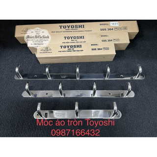 Móc quần áo TOYOSHI inox 304 đúc đặc sáng bóng bảo hành 10 năm