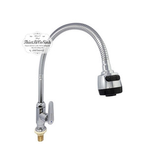 Vòi rửa chén bát lạnh cần dẻo dễ dàng di chuyển Luxta L3101T3B chính hãng