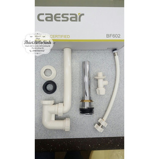 Bộ xả lavabo, chậu rửa mặt CAESAR BF602 nhấn chính hãng