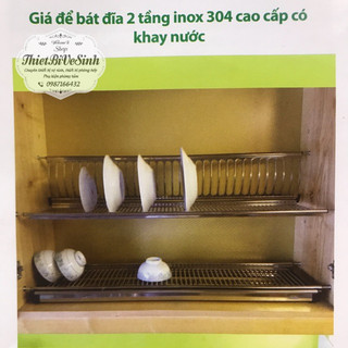 Kệ chén EDEL âm tủ , giá để bát đĩa âm tủ 304 có khay nước