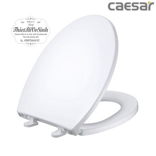 Nắp bồn cầu rơi êm CAESAR MS220 gắn các mã cầu 1325, 1338, 1332, 1333, 1334 chính hãng