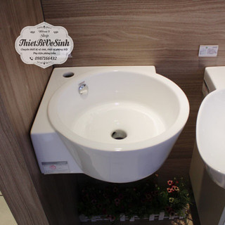 Lavabo chậu rửa mặt góc CAESAR LF5238