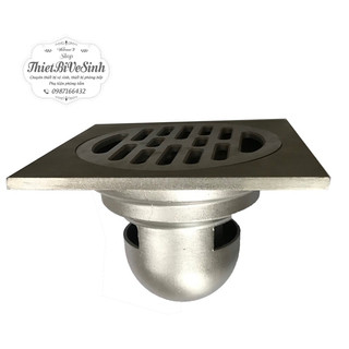 Phễu thoát sàn đế thỏ chống hôi, hố ga thu sàn inox 304 đúc nguyên khối , thoát nước chống hôi