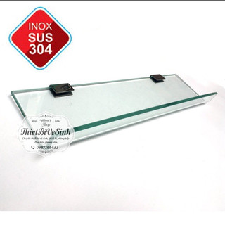Kệ kiếng phòng tắm , kệ dưới gương cong 304