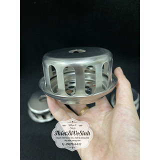 Quả cầu chặn rác sân thượng, ban công hình tròn thoát nước nhanh inox 304