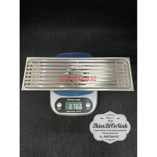 Phễu thoát sàn loại dài mẫu mới nhất inox304,10x30cm ,10x60cm,10x90cm phi 60