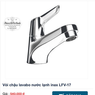 Vòi rửa mặt , lavabo chậu chính hãng INAX LFV-17