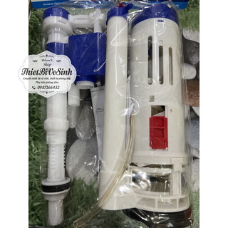 (FreeShip) Bộ xả 2 nhấn bồn cầu 1 Khối Thấp 21cm