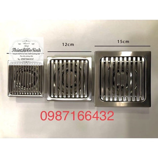 Phễu thu nước thoát sàn chống hôi mặt thanh inox sọc thoát nước nhanh chống trào ngược