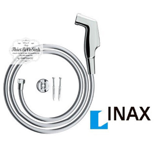 Vòi Xịt Vệ Sinh Toilet INAX CFV-105MP Lõi van nhựa, với dây vòi PVC Metallic 5 lớp chính hãng bảo hành 2 năm