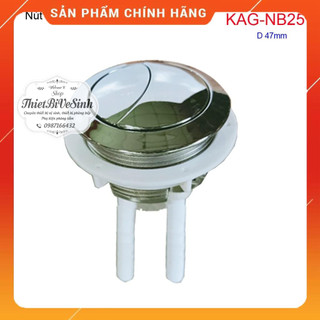 Nút 2 nhấn xả bồn cầu ,nút nhấn cầu xả 2 nhấn tròn lỗ sứ D4.7-5cm