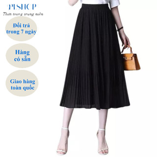 Chân váy  midi xòe nữ tính