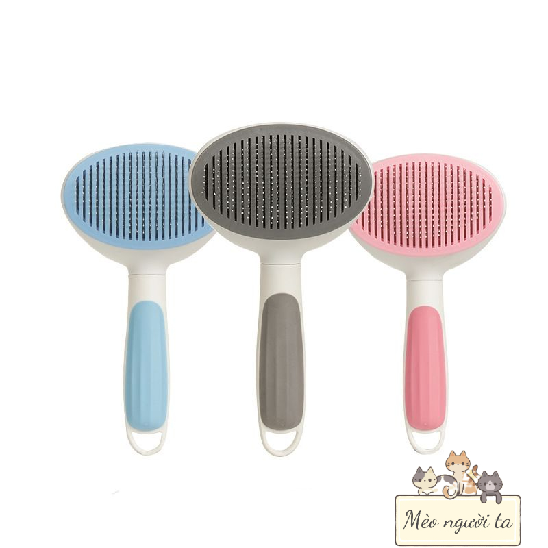 Lược chải lông cho mèo, chải lông có nút bấm