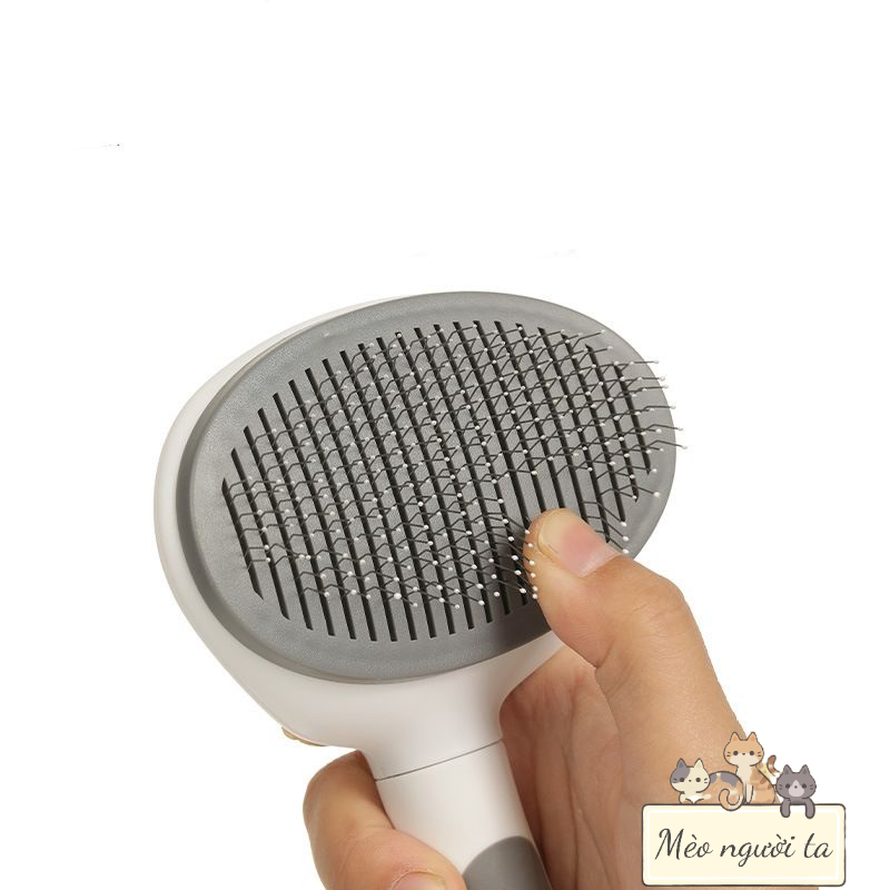 Lược chải lông cho mèo, chải lông có nút bấm