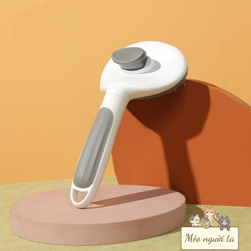 Lược chải lông cho mèo, chải lông có nút bấm