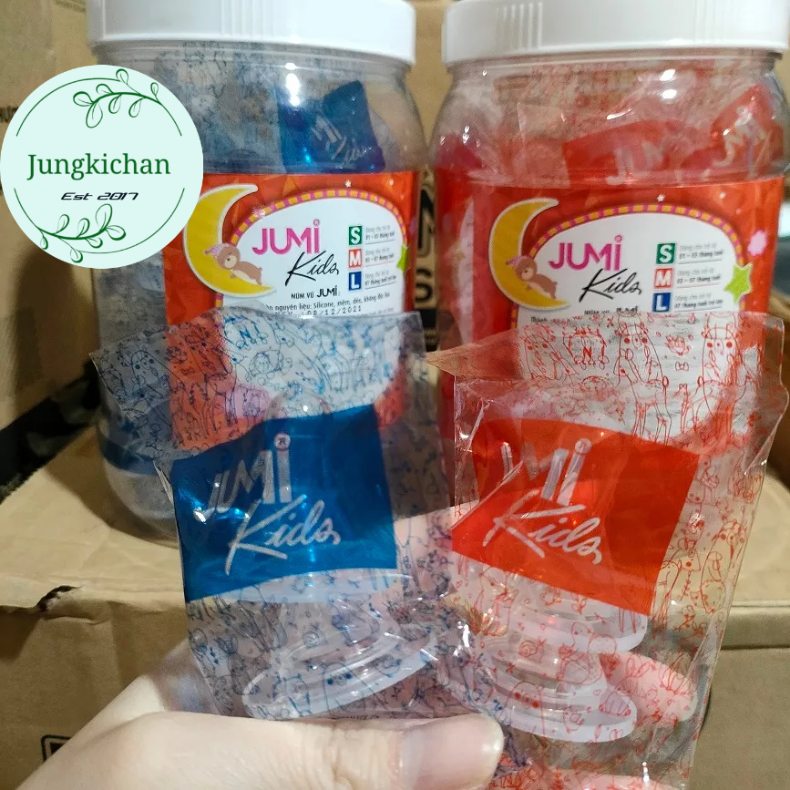 Hộp Núm Vú Thay Thế Cho Bình Sữa Hiệu Jumi