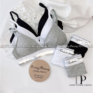 Set đồ lót nữ phong cách thể thao, set bra màu trơn cá tính - sl026
