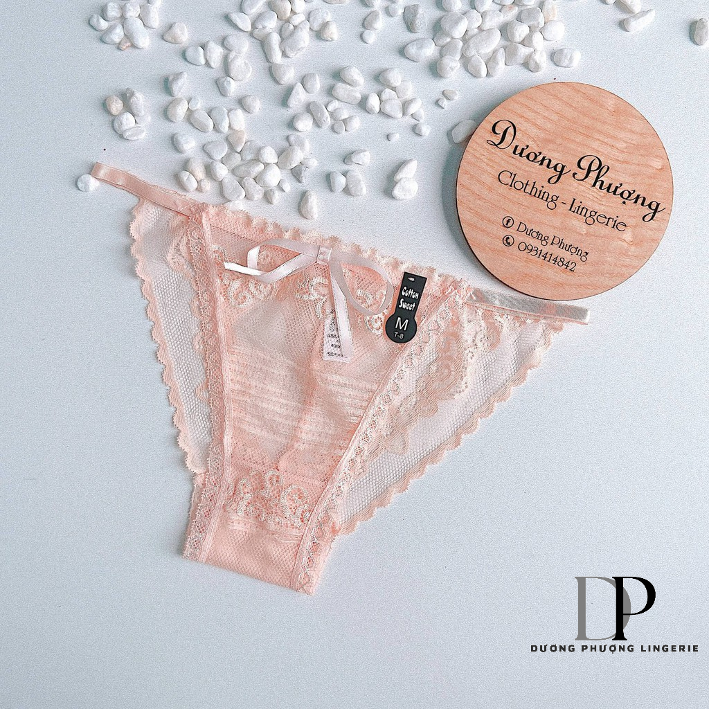 Quần lót lưới ren dây hông quyến rũ dành cho nữ - QL072