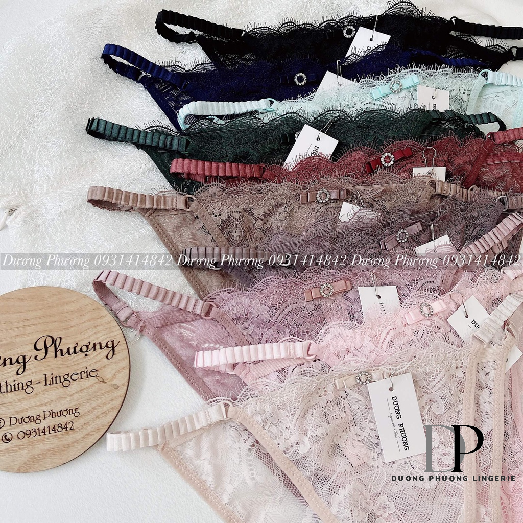 Quần lót ren nữ dây hông đính đá gợi cảm - QL075