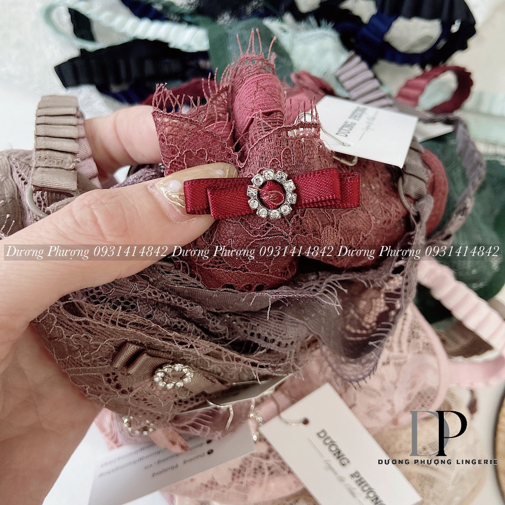 Quần lót ren nữ dây hông đính đá gợi cảm - QL075