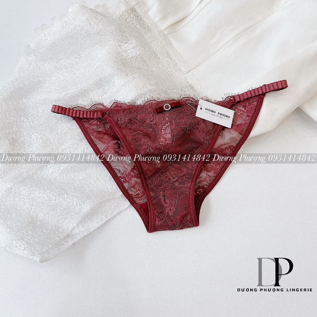 Quần lót ren nữ dây hông đính đá gợi cảm - QL075