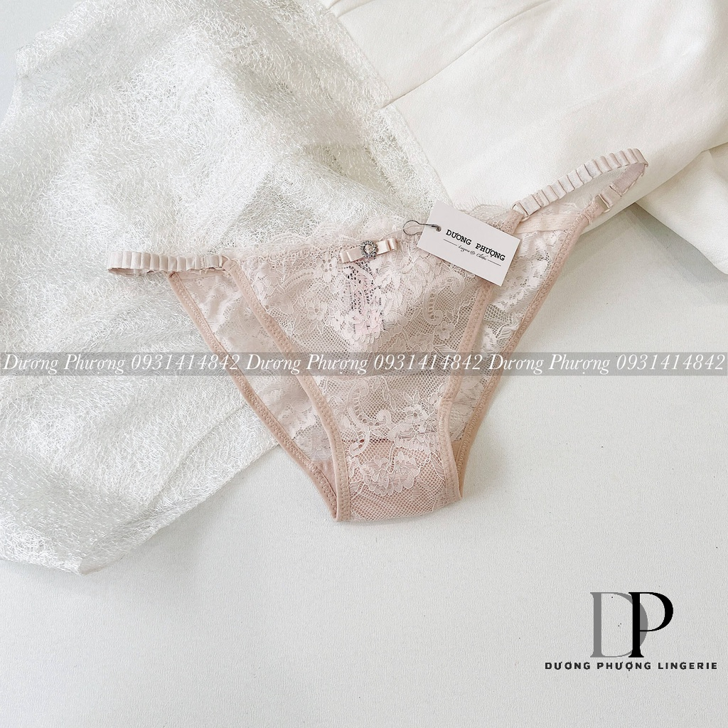 Quần lót ren nữ dây hông đính đá gợi cảm - QL075