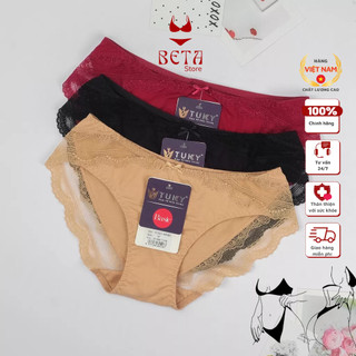 Quần Lót Nữ Cotton Viền Ren Quyến Rũ TUKY 003BS