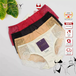 Quần Lót Ren Cotton Nữ Siêu Mỏng Hoa Văn Độc Đáo TUKY 701
