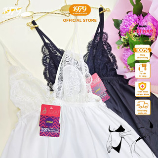 Đầm, váy ngủ phi lụa phối ren quyến rũ Zagu DP002
