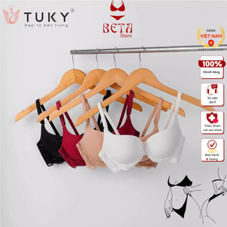  Áo Ngực Lưng Ren, Quả Trơn, Mút Dày TUKY 7474
