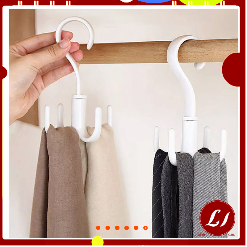 MÓC TREO XOAY 4 CẠNH ,treo túi , khăn , dép tiện lợi