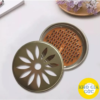 (Combo 10 Cái) Khay Đựng Nhang Muỗi, Hộp Đựng Nhang Muỗi INOX Có Nắp Đậy, Khay Đựng Hương Muỗi Bằng Thép Không Gỉ