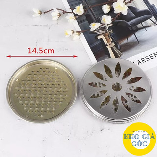 (Combo 10 Cái) Khay Đựng Nhang Muỗi, Hộp Đựng Nhang Muỗi INOX Có Nắp Đậy, Khay Đựng Hương Muỗi Bằng Thép Không Gỉ