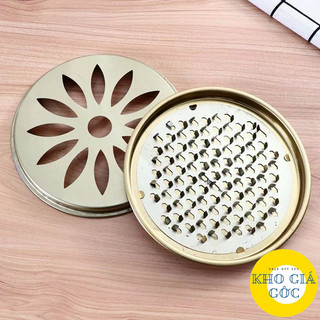 (Combo 10 Cái) Khay Đựng Nhang Muỗi, Hộp Đựng Nhang Muỗi INOX Có Nắp Đậy, Khay Đựng Hương Muỗi Bằng Thép Không Gỉ