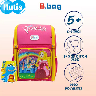 Balo b.bag chống gù adventure box-princess b-12-115 hồng