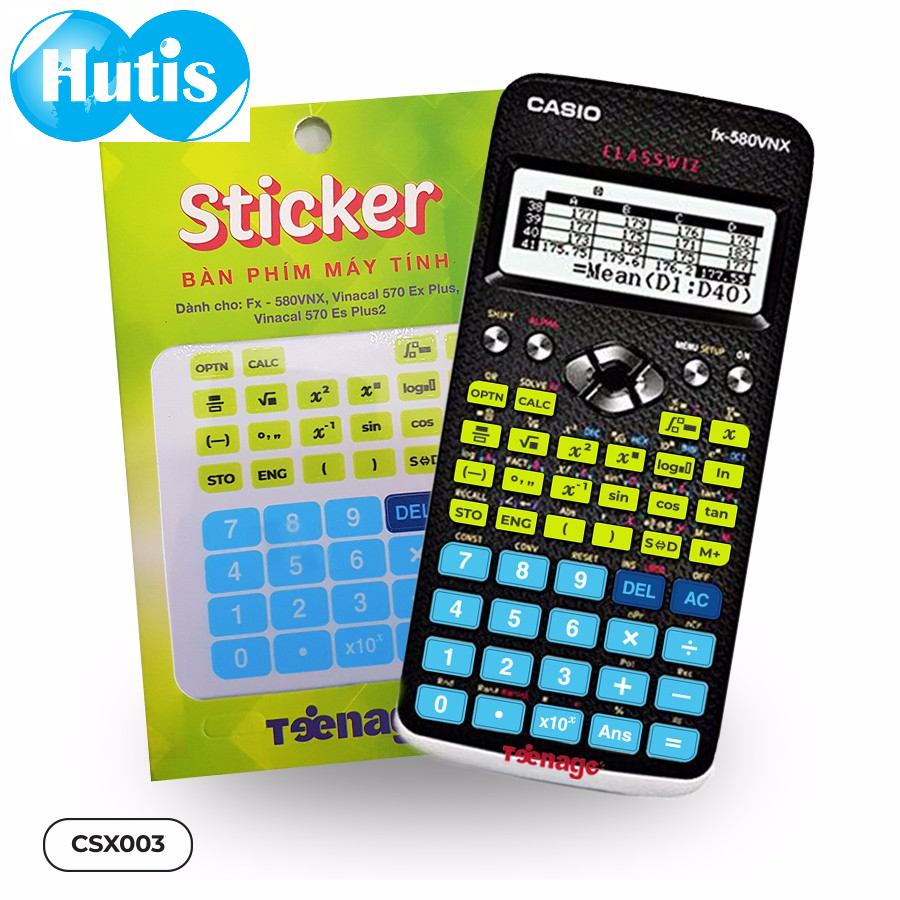 Decal dán phím 580vnx