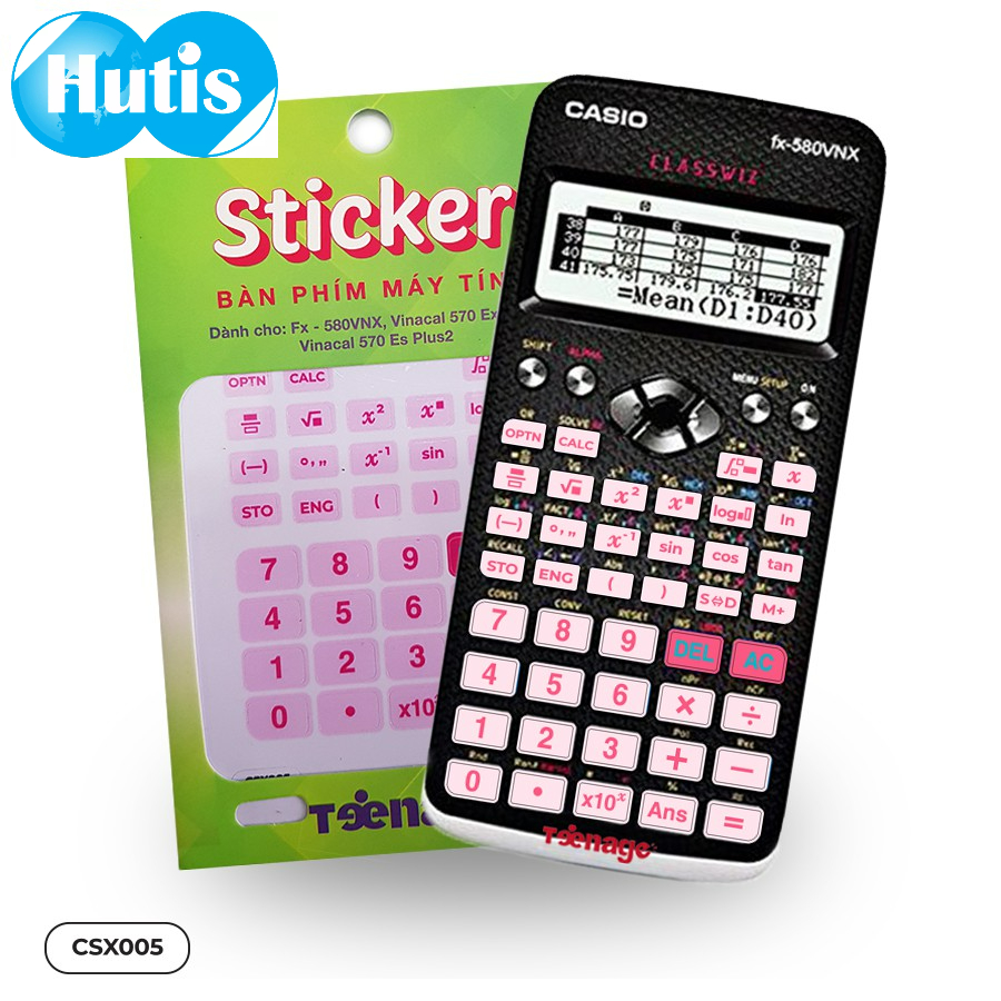 Decal dán phím 580vnx