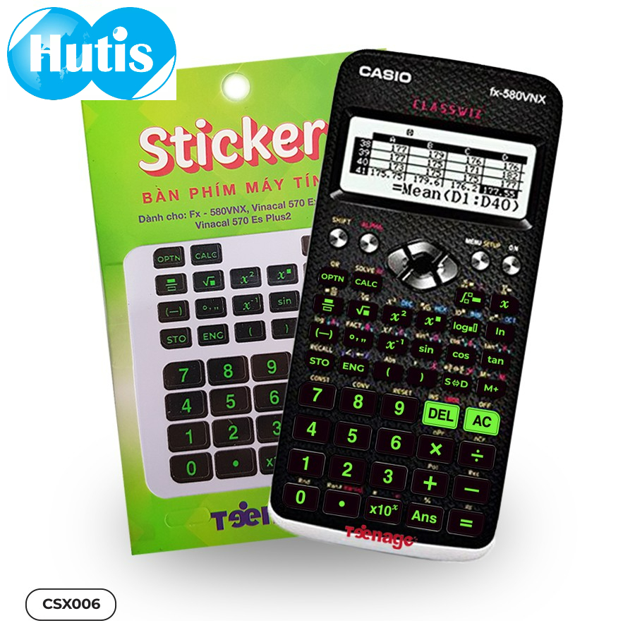 Decal dán phím 580vnx