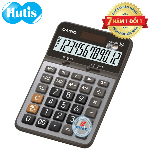 GIAO 2H- MÁY TÍNH CASIO AX-12B/AX120B- CHÍNH HÃNG