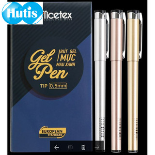 BÚT GEL MỰC XANH OT-GP0023BU (VỈ 3 CÂY)