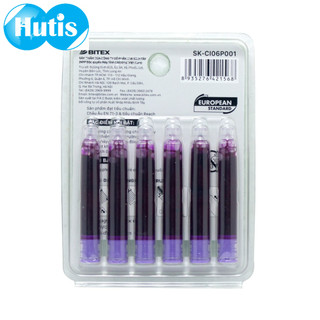 [giao 2h]COMBO VĨ 6 ỐNG MỰC  TÍM SK-CI06P001-40 vĩ