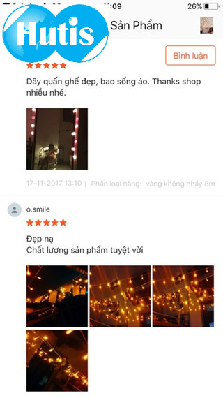 Dây đèn trang trí bóng led