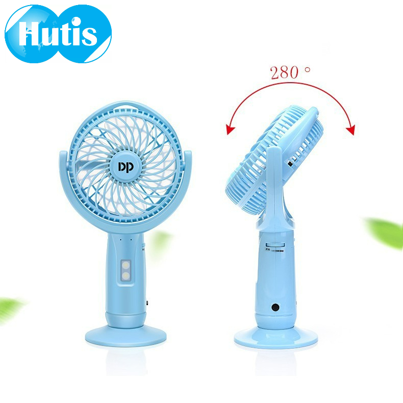 Quạt sạc kiêm đèn pin cầm tay mini để bàn DP-7606