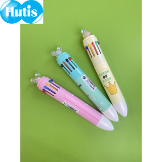 (Giao 2h) Bút Bi Bấm 12 Màu